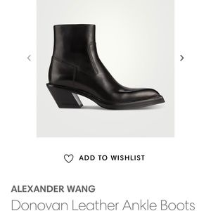 Alexander Wang Donovan Ankle Boots-new in box w/bag